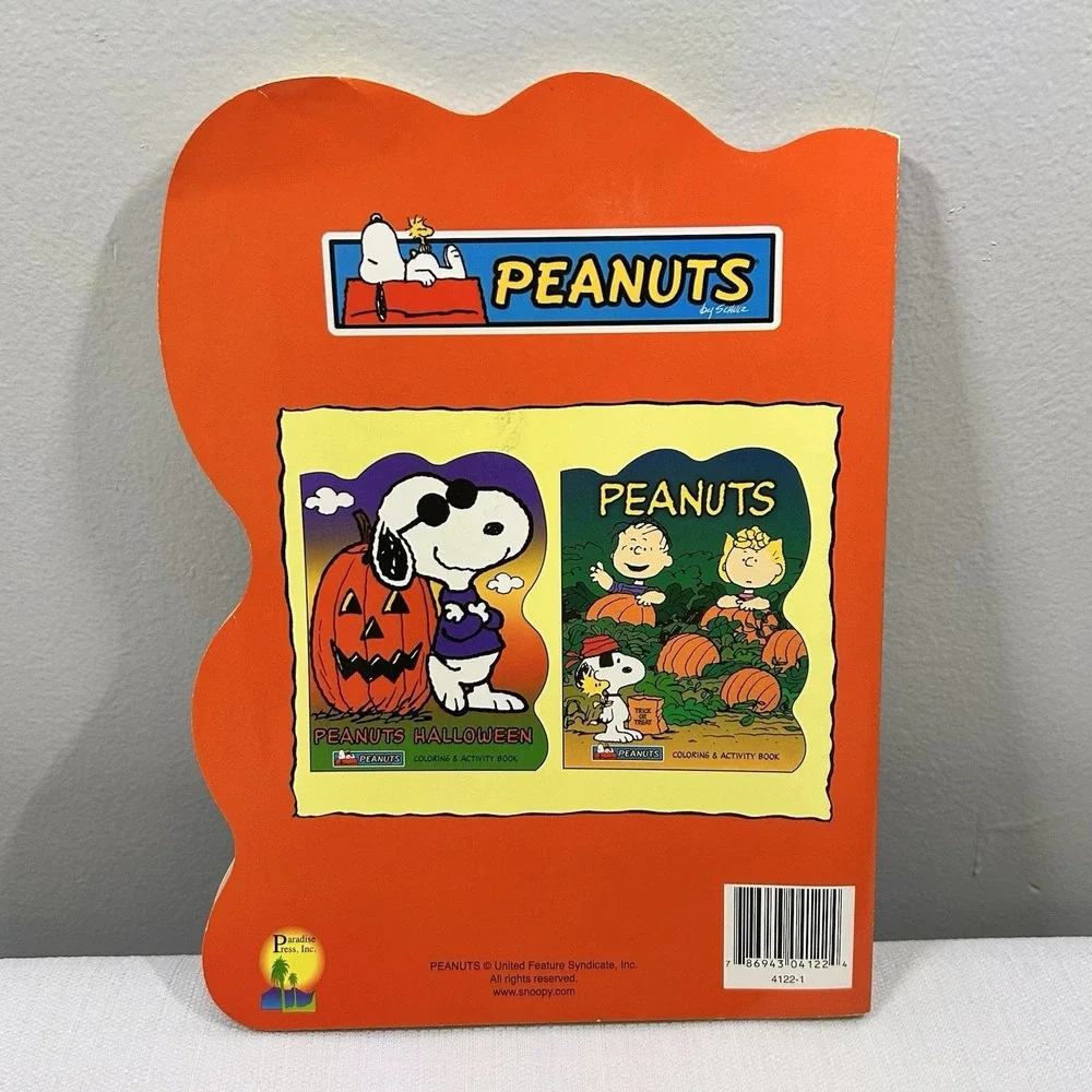 Peanuts Halloween Coloring Activity‎ Book Vintage Snoopy Unused New Old Stock